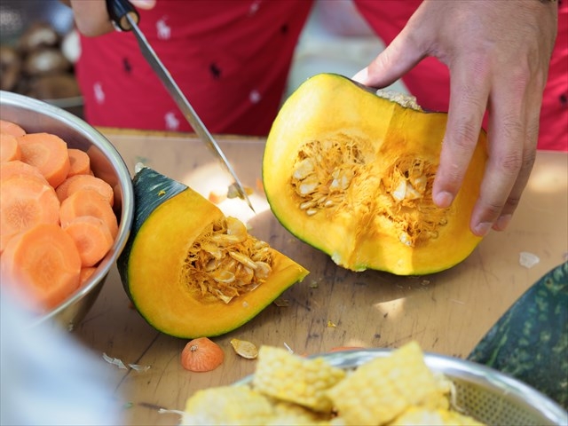 食材カッティング